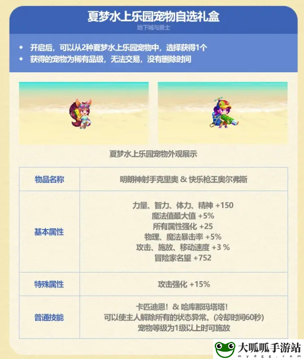 dnf夏日套2023宠物怎么样2