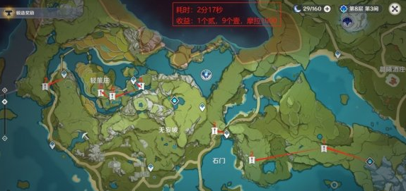 原神2.6狗粮路线图详解