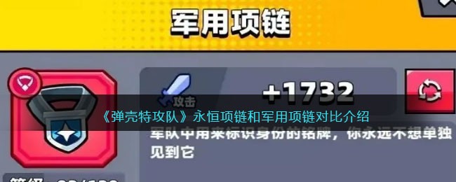 永恒项链和军用项链对比介绍：提升操作手感的游戏设置调整